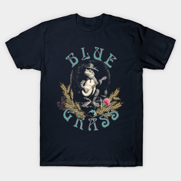 Bluegrass Frog T-Shirt by April Snow 